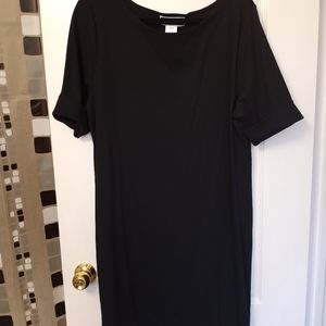 Black cuff sleeve Karen Scott active dress